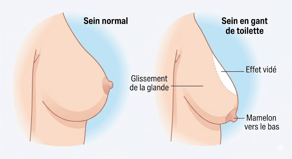 sein en gant de toilette