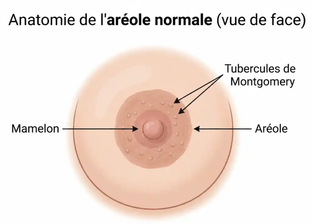 Anatomie de l'aréole
